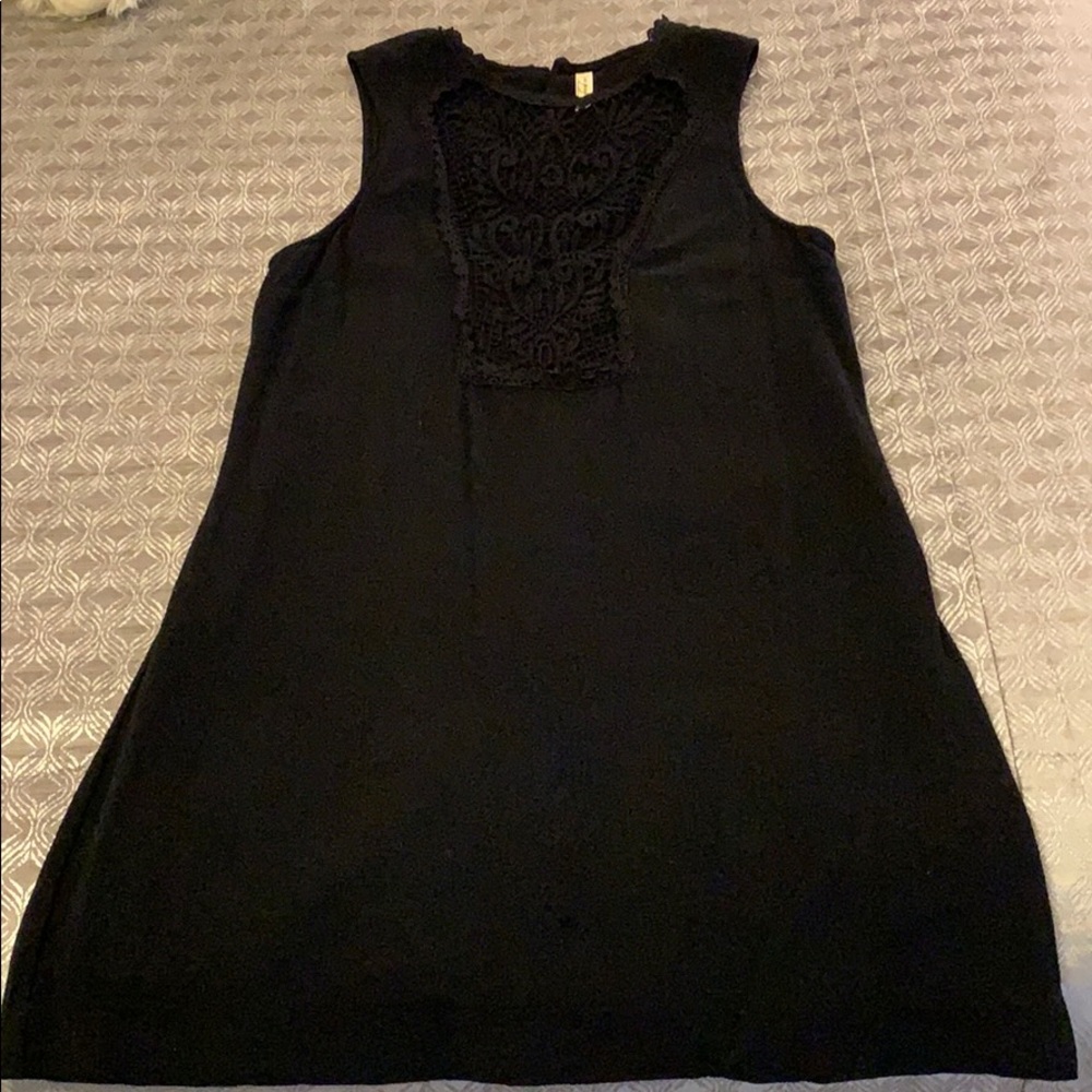 Free People Black Mini Dress
